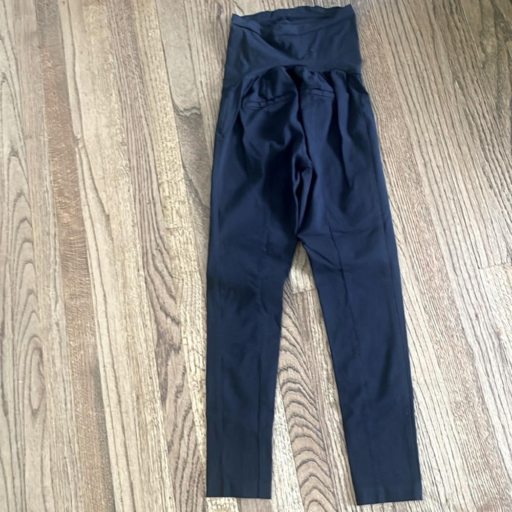 motherhood black slim maternity pants, US Small